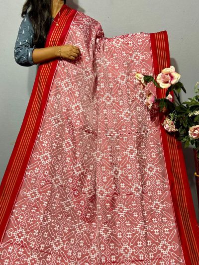 PKISIDSS5A30BECC48- Ikat silk saree