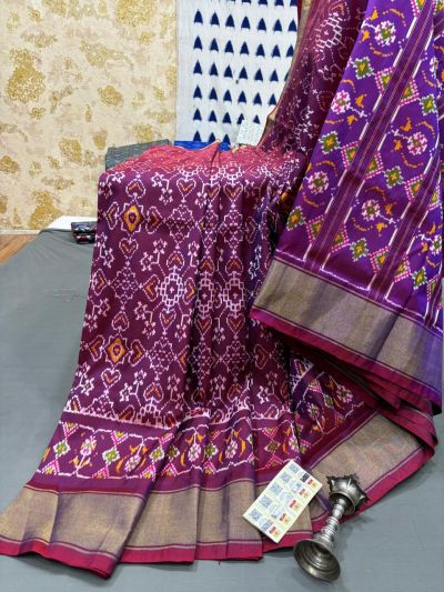 PRMHIDSS5Y06BSDC01- Ikat silk saree