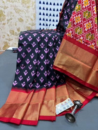 PRMHIDSS5Y06BSDC03- Ikat silk saree