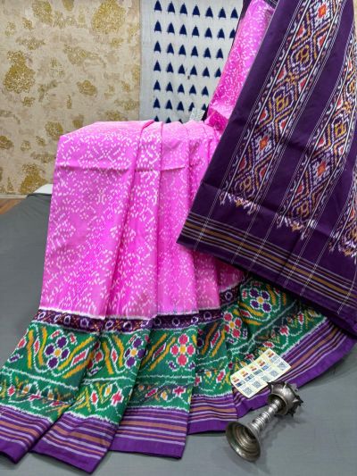 PRMHIDSS5Y06BSDC04- Ikat silk saree