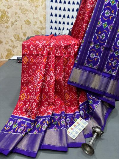 PRMHIDSS5Y06BSDC06- Ikat silk saree