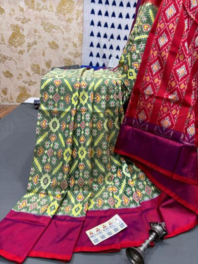 PRMHIDSS5Y06BSDC09- Ikat silk saree