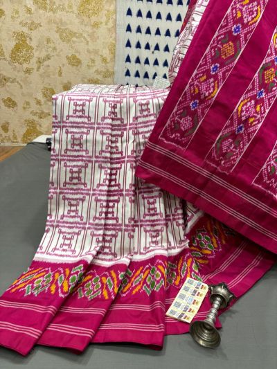 PRMHIDSS5Y06BSDC10- Ikat silk saree