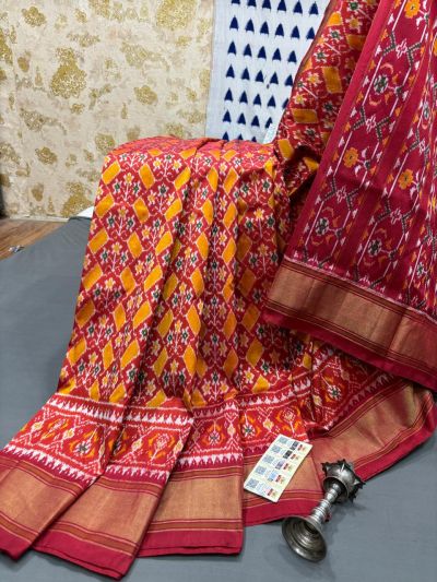 PRMHIDSS5Y06BSDC12- Ikat silk saree