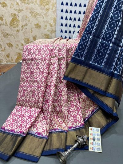PRMHIDSS5Y06BSDC14- Ikat silk saree