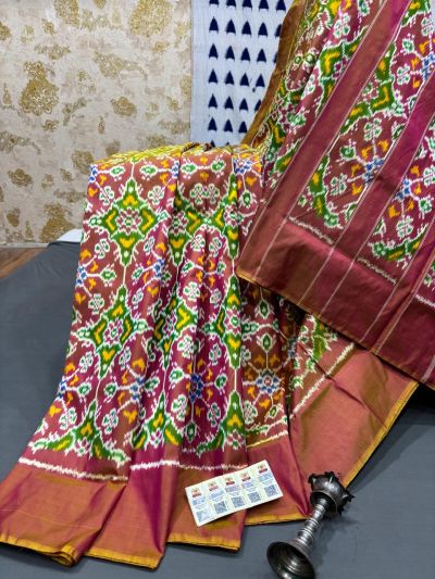 PRMHIDSS5Y06BSDC18- Ikat silk saree