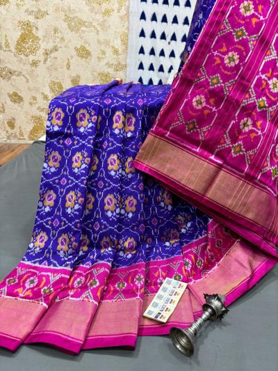 PRMHIDSS5Y06BSDC19- Ikat silk saree