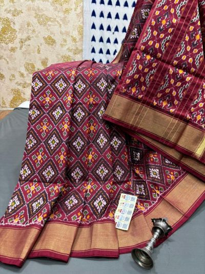 PRMHIDSS5Y06BSDC20- Ikat silk saree