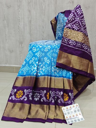 PSHLIDSS5Y04NCDD08- Ikat silk saree