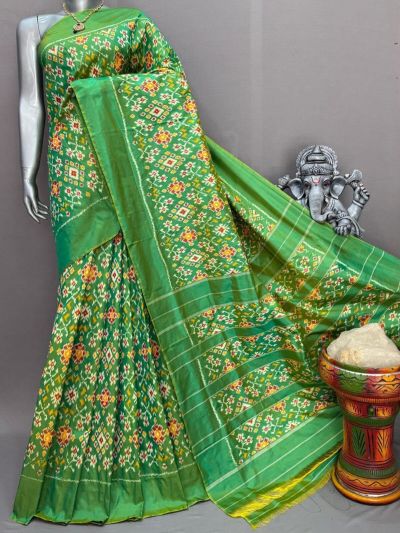 PSNTIDSS5A30BNCC13- Ikat silk saree