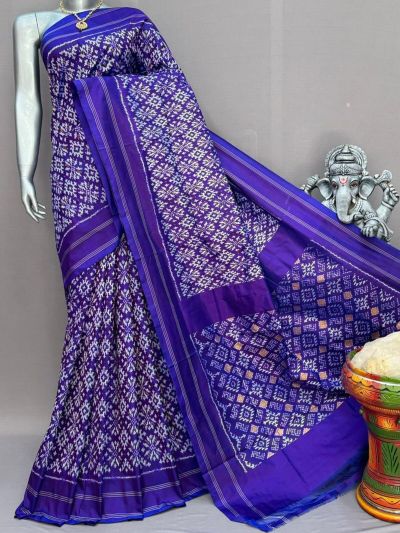 PSNTIDSS5A30BNCC38- Ikat silk saree