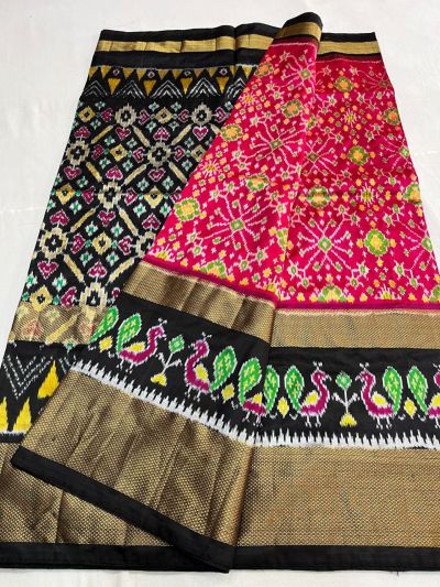PSNTIDSS5Y03NDCD07- Ikat silk saree