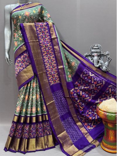 PSNTIDSS5Y03NDCD11- Ikat silk saree