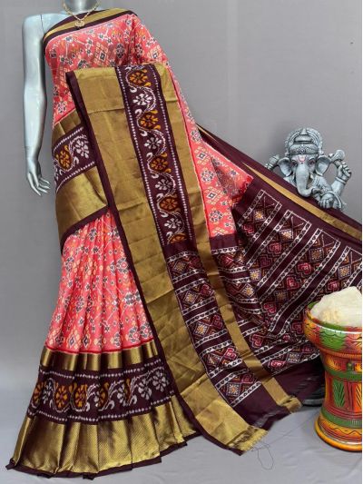 PSNTIDSS5Y03NDCD16- Ikat silk saree