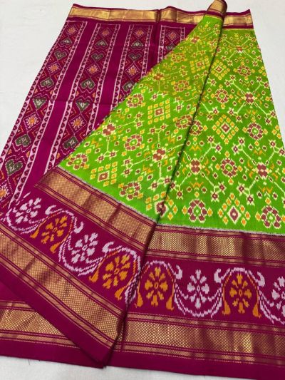 PSNTIDSS5Y03NDCD17- Ikat silk saree