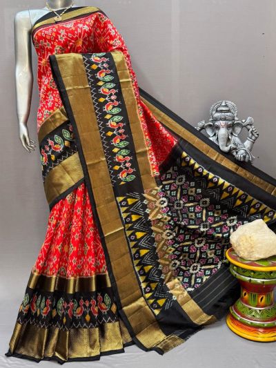 PSNTIDSS5Y03NDCD20- Ikat silk saree