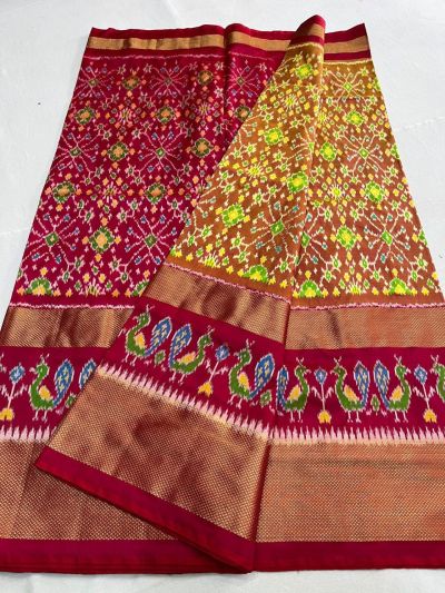 PSNTIDSS5Y03NDCD23- Ikat silk saree