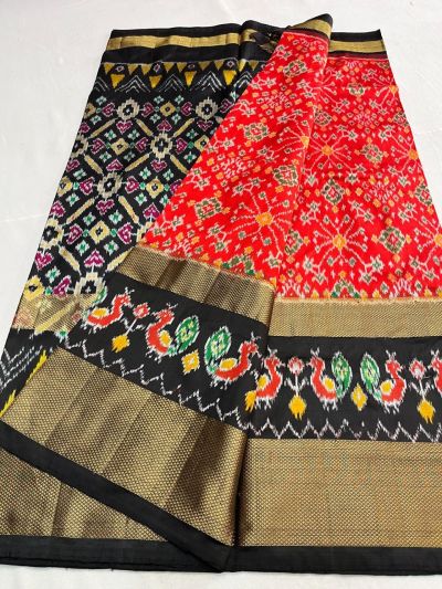 PSNTIDSS5Y03NDCD25- Ikat silk saree