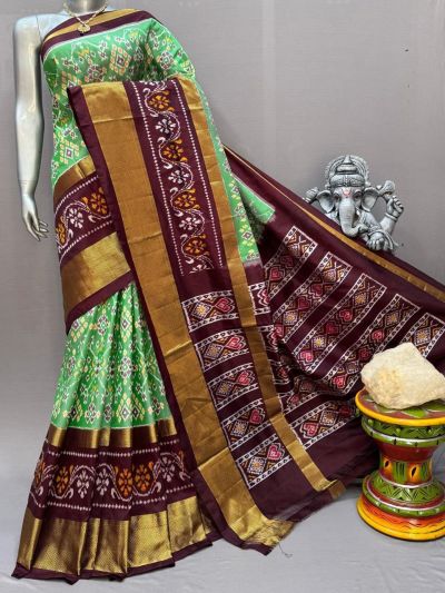 PSNTIDSS5Y03NDCD32- Ikat silk saree
