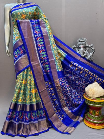 PSNTIDSS5Y03NDCD33- Ikat silk saree