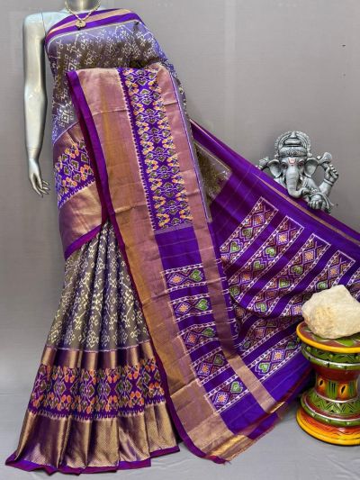 PSNTIDSS5Y03NDCD36- Ikat silk saree