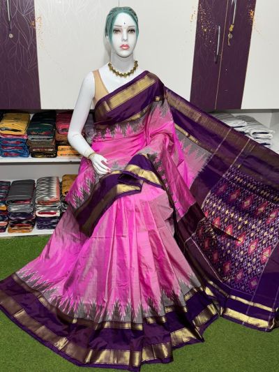 PSRGIDSS5Y03TBCD03- Ikat silk saree