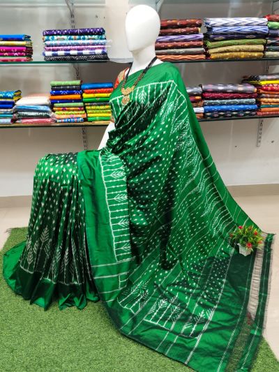 PSRHIDSS5Y05BZCD05- Ikat silk saree