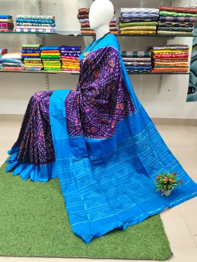 PSRHIDSS5Y06BCCD01- Ikat silk saree