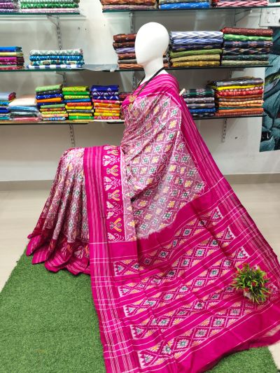 PSRHIDSS5Y06BCCD03- Ikat silk saree
