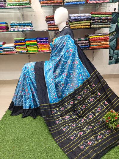 PSRHIDSS5Y06BCCD05- Ikat silk saree