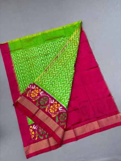 PSSIMSLG5Y06EEDC09- Medium Size Ikat Silk Lehenga