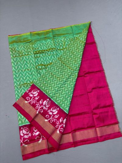 PSSIMSLG5Y06EEDC10- Medium Size Ikat Silk Lehenga