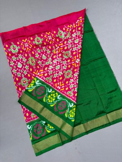 PSSIMSLG5Y06EEDC14- Medium Size Ikat Silk Lehenga