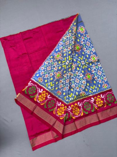PSSIMSLG5Y06EEDC22- Medium Size Ikat Silk Lehenga