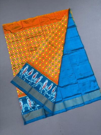 PSSIMSLG5Y06EEDC23- Medium Size Ikat Silk Lehenga