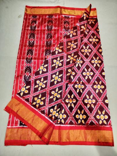 PUSNIDSS5Y06NCCD05- Ikat silk saree
