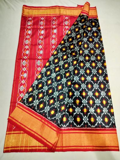 PUSNIDSS5Y06NCCD06- Ikat silk saree
