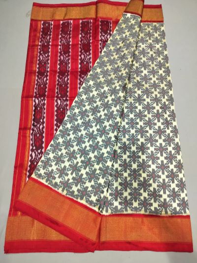 PUSNIDSS5Y06NCCD07- Ikat silk saree