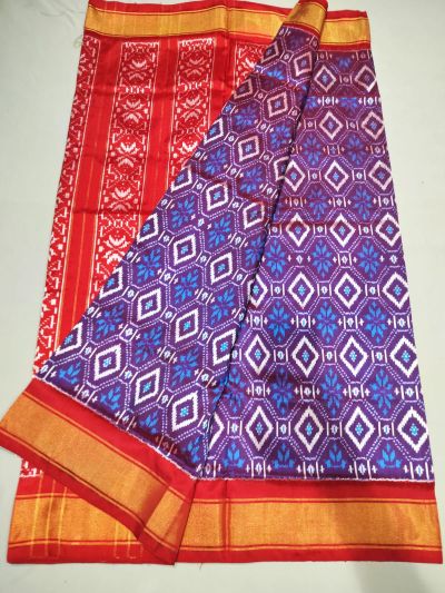 PUSNIDSS5Y06NCCD12- Ikat silk saree