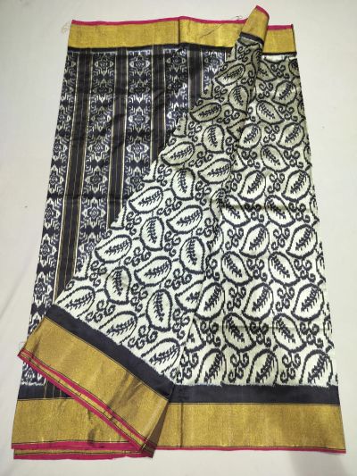 PUSNIDSS5Y06NCCD14- Ikat silk saree