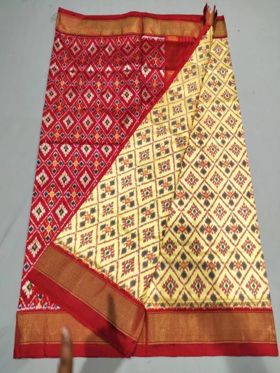 PUSNIDSS5Y06NCCD15- Ikat silk saree