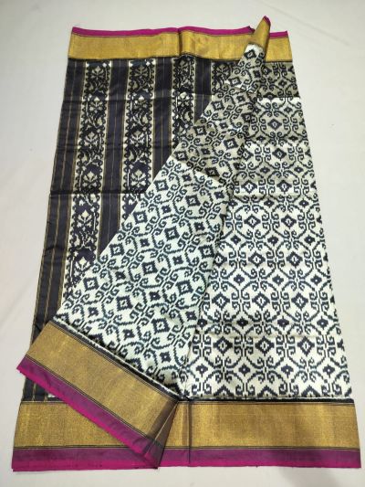 PUSNIDSS5Y06NCCD18- Ikat silk saree