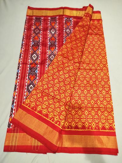PUSNIDSS5Y06NCCD27- Ikat silk saree