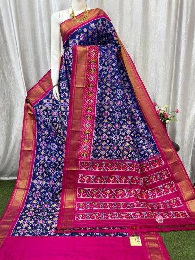 PASKIDSS5Y10NCDD01- Ikat silk saree