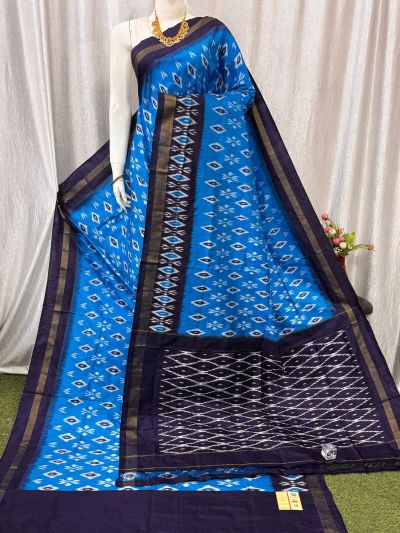 PASKILWS5Y10XEDC01- light weight Ikat silk saree