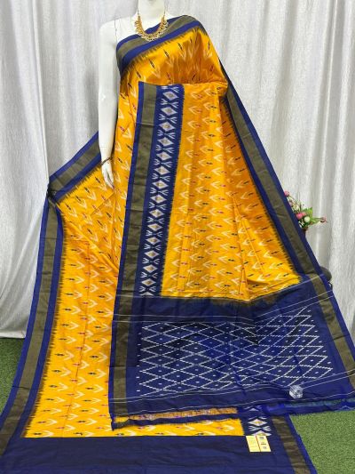 PASKILWS5Y10XEDC13- light weight Ikat silk saree