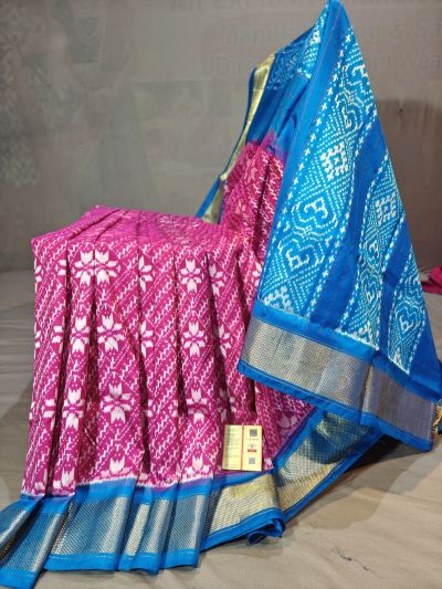 PGMRIDSS5Y09NICD03- Ikat silk saree