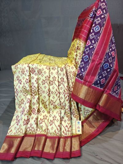 PGMRIDSS5Y09NICD08- Ikat silk saree