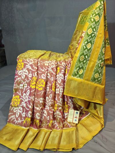 PGMRIDSS5Y09NICD12- Ikat silk saree