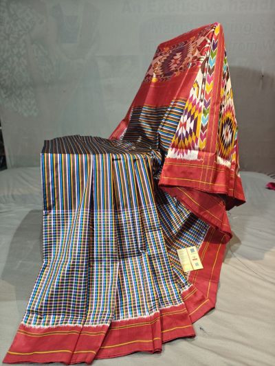 PGMRIDSS5Y09NICD14- Ikat silk saree